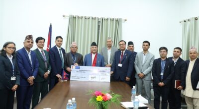 राष्ट्रिय वाणिज्य बैंकद्वारा बाढीपहिरो प्रभावितका लागि २ करोड आर्थिक सहयोग