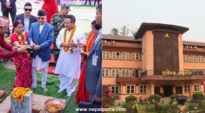 एमाले-मीनबहादुर जग्गा दान