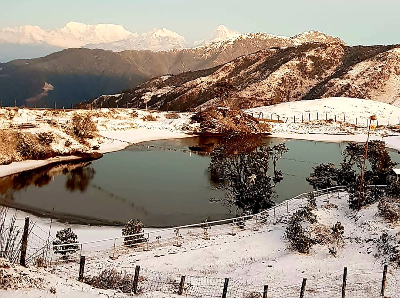 किमाथाङ्का, सङ्खुवासभा हिमपात