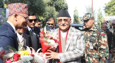 प्रधानमन्त्री केपी शर्मा ओली पोखरामा