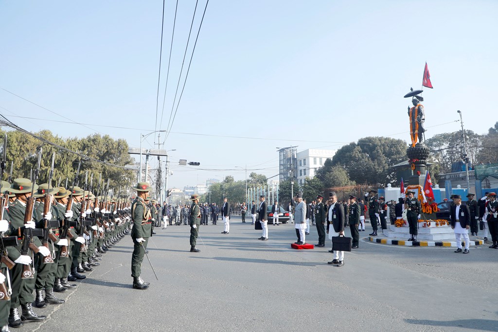 सालिकमा माल्यार्पण