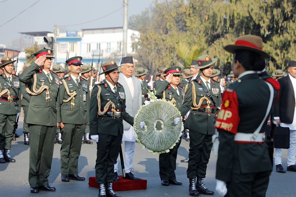 सालिकमा माल्यार्पण