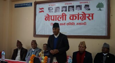 म्याग्दीका आयोजनालाई प्राथमिकता दिने सभापति देउवाको प्रतिबद्धता