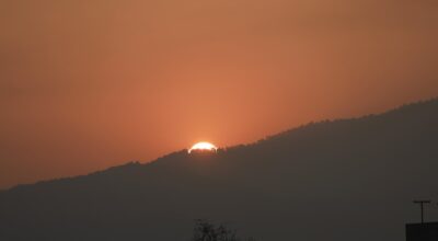 नयाँ वर्ष २०२५ को पहिलो दिन बिहान देखिएको सूर्योदयको दृश्य