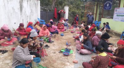 ढकिया बुन्ने तालिम