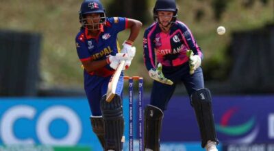 यु–१९ महिला विश्वकप क्रिकेट : नेपालद्वारा स्कटल्यान्डलाई ७४ रनको लक्ष्य