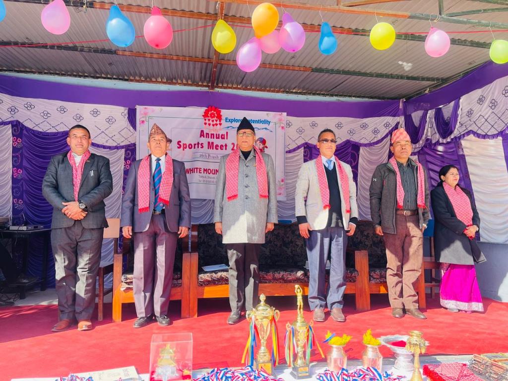 द हवाइट माउन्टेन स्कुलको बार्षिक खेल सप्ताह सम्पन्न