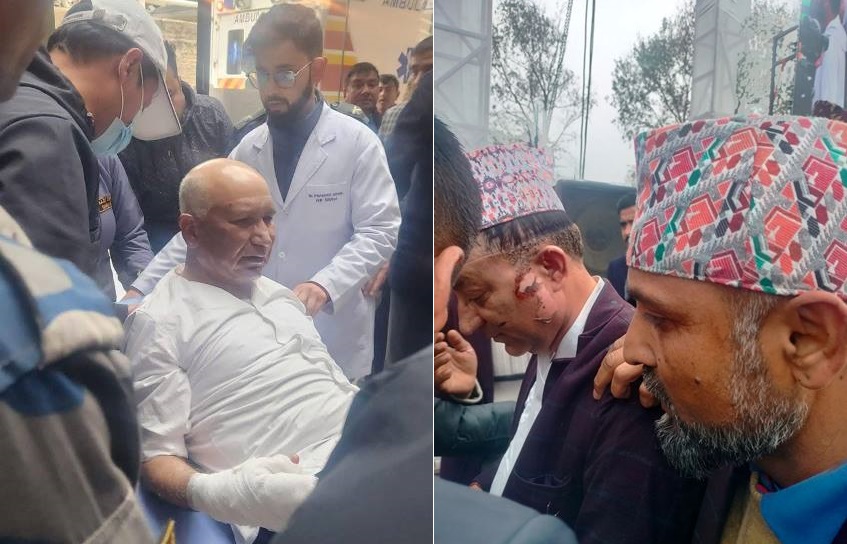 विष्णुप्रसाद पौडेल र धनराज आचार्य