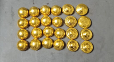 त्रिभुवन विमानस्थलबाट पौने ४ किलो सुनसहित ४ जना पक्राउ