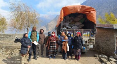 मुस्ताङमा सिसा, धातु र प्लास्टिकजन्य फोहर व्यवस्थापन अभियान