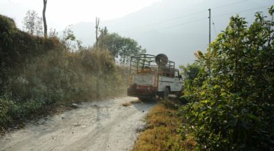 सडक स्तरोन्नति नहुँदा बाँसखर्कका किसान मर्कामा