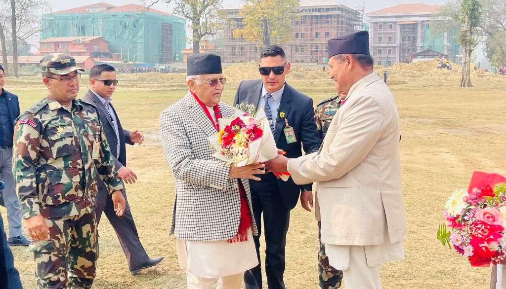 प्रधानमन्त्री केपी शर्मा ओली दाङमा