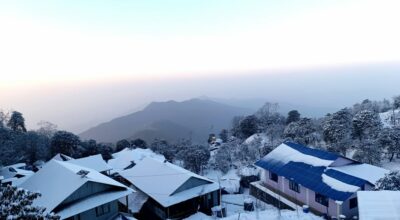 पाथीभरा क्षेत्रमा यस वर्षकै बाग्लो हिमपात