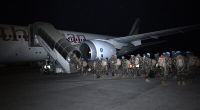२११ जना शान्ति सैनिक दक्षिण सुडान प्रस्थान