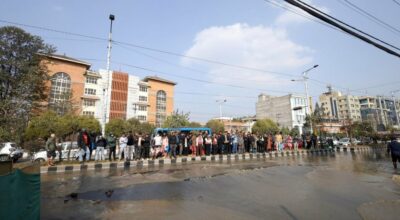 मेलम्ची खानेपानीको मुख्य पाइप फुट्दा बबरमहल जलमग्न