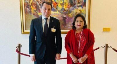 परराष्ट्रमन्त्री डा. देउवा र अजरबैजानका विदेशराज्यमन्त्री भेटवार्ता