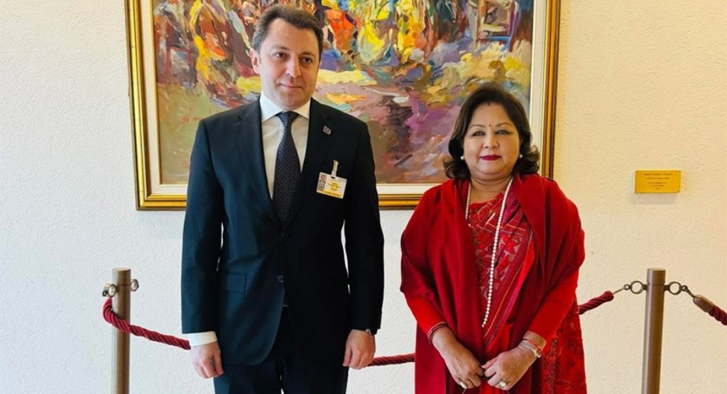 परराष्ट्रमन्त्री डा. देउवा र अजरबैजानका विदेशराज्यमन्त्री भेटवार्ता