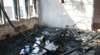 सिंहदरबारस्थित खानेपानी मन्त्रालयमा आगलागी