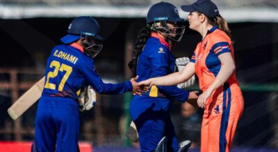 महिला अन्तर्राष्ट्रिय क्रिकेट : नेपालको तेस्रो हार