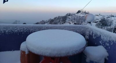 पाथीभरा क्षेत्रमा यस वर्षकै बाग्लो हिमपात