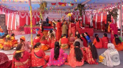 भक्तपुर बालकोट अधिकारी टोलमा श्रीमद्भागवत सप्ताह जारी