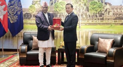 नेपाल र कम्बोडियाबीच सिधा हवाई सेवा सञ्चालनबारे छलफल