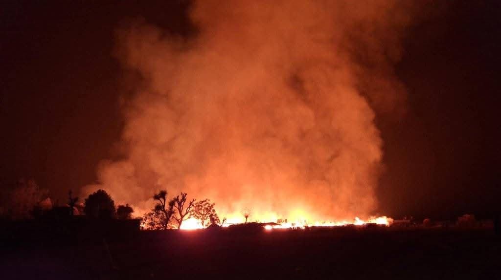 दाङमा प्लाई उद्योगमा आगलागी