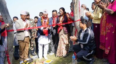 ऊर्जामन्त्री खड्काद्वारा शङ्करपुर ताल सिँचाइ आयोजनाको शुभारम्भ
