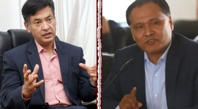 कुलमान घिसिङ र हितेन्द्रदेव शाक्य