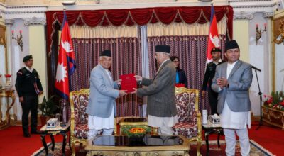 रामचन्द्र पौडेल र केपी शर्मा ओली