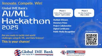 ग्लोबल आइएमई बैंकले ह्याकाथन आयोजना गर्ने