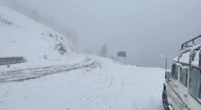 ढोरपाटनमा हिमपात