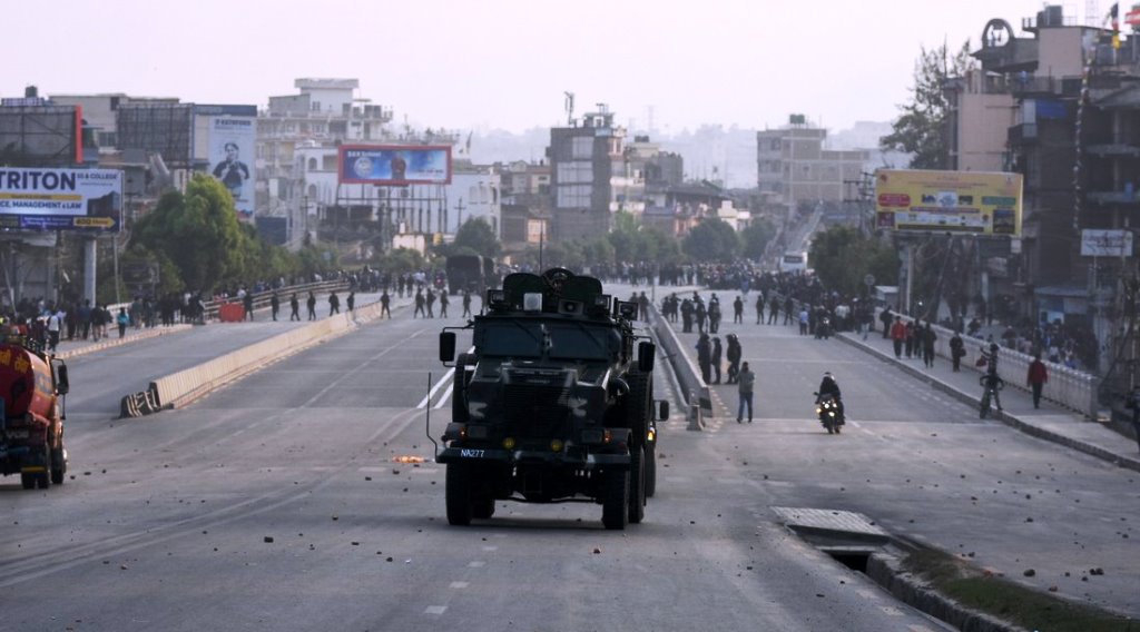 कर्फ्यु लागेसँगै कोटेश्वर क्षेत्रमा नेपाली सेना परिचालन