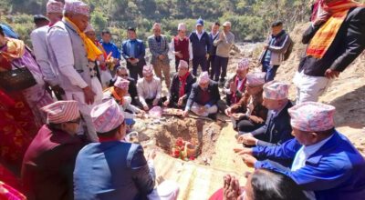 गल्धाफाँट र कठैडाँडा जोड्ने पुल शिलान्यास