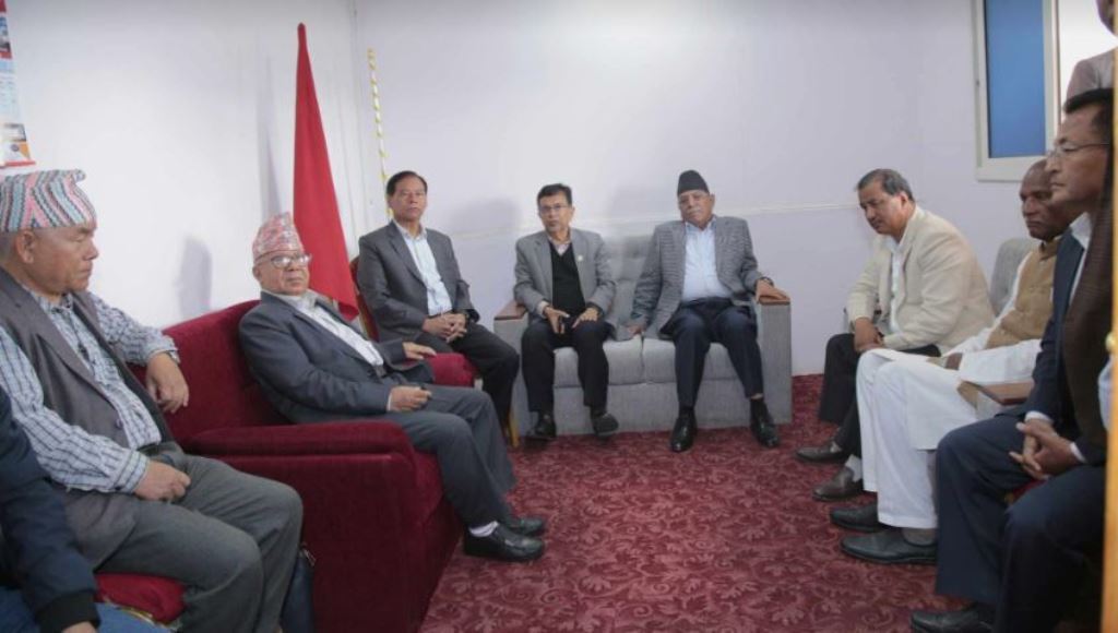 शीर्ष नेताद्वारा एकीकृत समाजवादीको केन्द्रीय कार्यालय अवलोकन