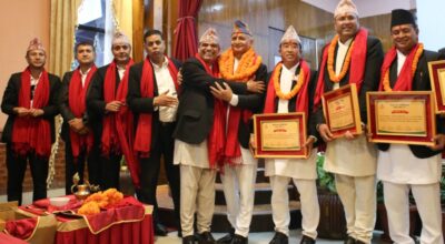 नेपाल बारमा नयाँलाई पदभार हस्तान्तरण