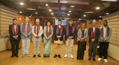 सभामुख घिमिरेसहित नेपाली प्रतिनिधिमण्डल उज्वेकिस्तान प्रस्थान