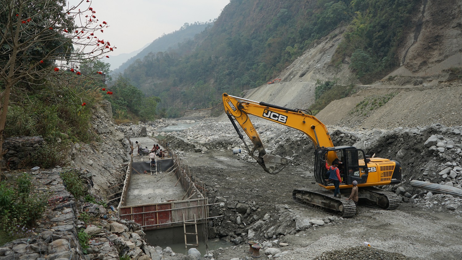 ग्याबियन पर्खाल निर्माण