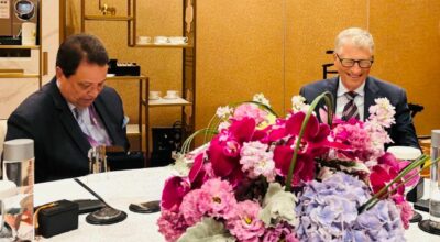 बिल गेट्स र विनोद चौधरीवीच भेटवार्ता