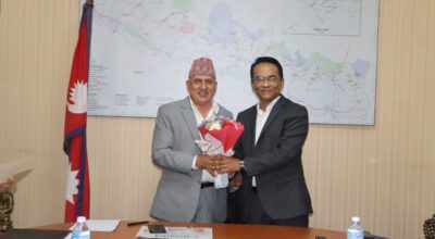 प्रा. डा. शिवराज अधिकारी र डा. विश्वनाथ पौडेल