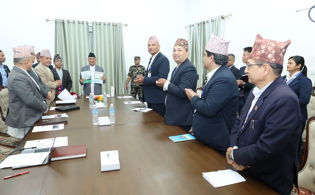 प्रधानमन्त्रीसमक्ष राष्ट्रिय सतर्कता केन्द्रको वार्षिक प्रतिवेदन पेस