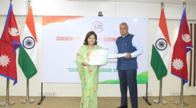 सगरमाथा संवादका लागि भारत सरकारबाट सवारीसाधन सहयोग