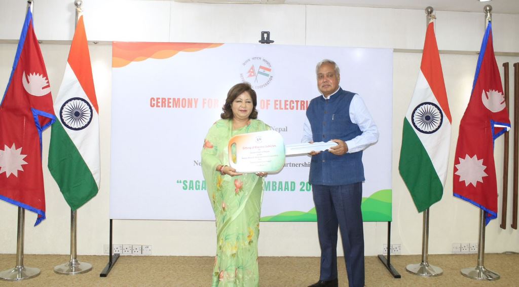 सगरमाथा संवादका लागि भारत सरकारबाट सवारीसाधन सहयोग