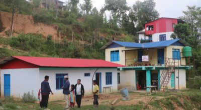 भोजपुरको कोटमा प्रसूति भवन निर्माण