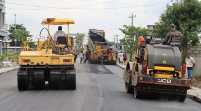 बिर्तामोडका विभिन्न सडक धमाधम कालोपत्र गरिँदै