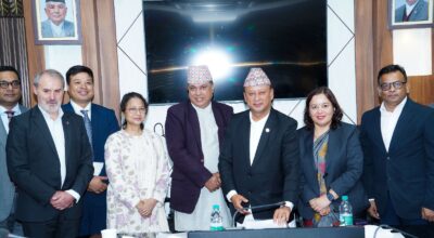 ऊर्जामन्त्री खड्का र एसियाली विकास बैँकका उपाध्यक्षबीच भेट