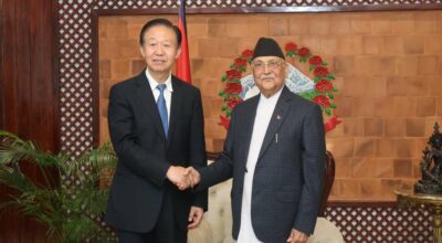 केपी शर्मा ओली र सिआओ ची