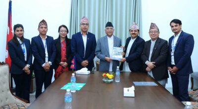 प्रधानमन्त्री ओलीसमक्ष नाष्टको सेवा आयोगको प्रतिवेदन पेस