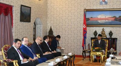 राष्ट्रपति पौडेलसँग अजरबैजानका उपविदेशमन्त्रीको शिष्टाचार भेट