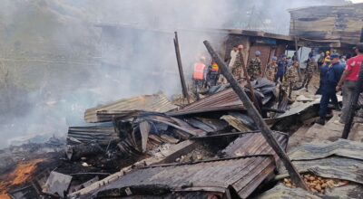 बाम्का बजार आगलागी